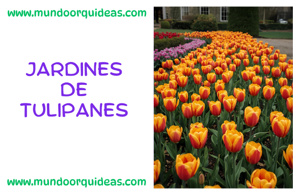 jardines de tulipanes