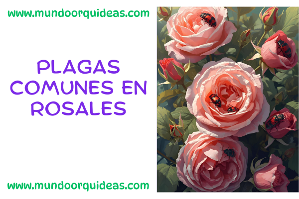 plagas comunes en rosales