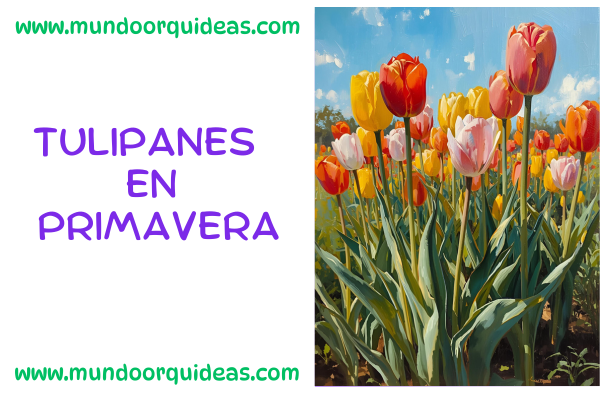 tulipanes en primavera
